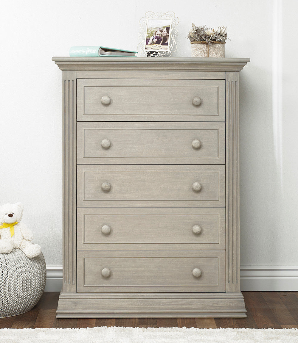 Sorelle Providence 5 Drawer Chest in Heritage Fog