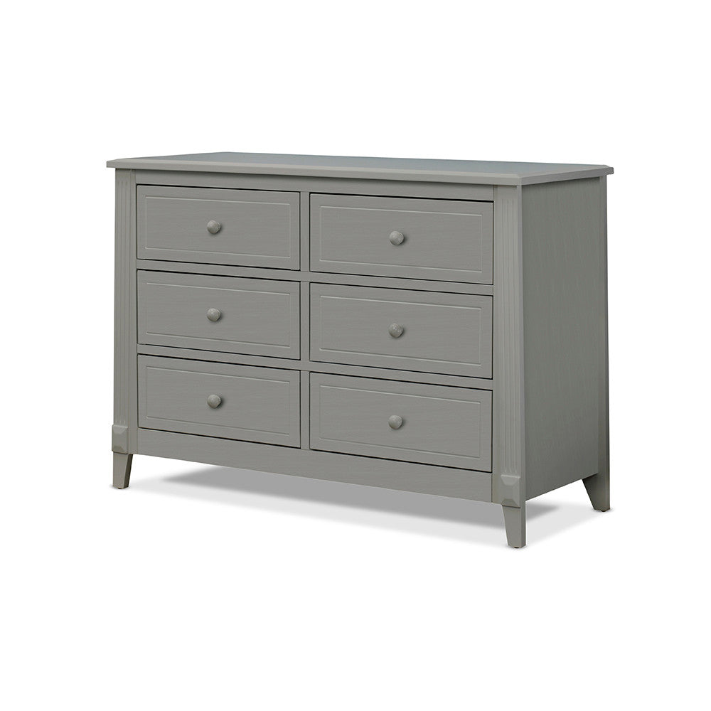 Sorelle Berkley Double Dresser in Weathered Gray- Bambi Baby