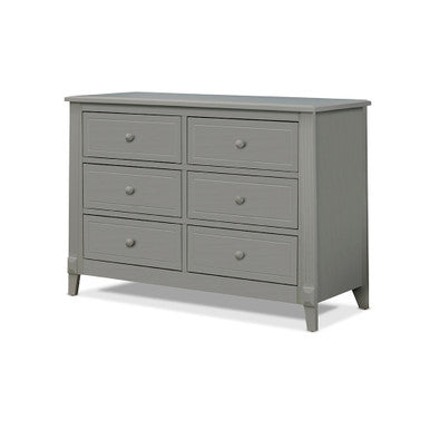 Sorelle Berkley Double Dresser in Weathered Gray- Bambi Baby