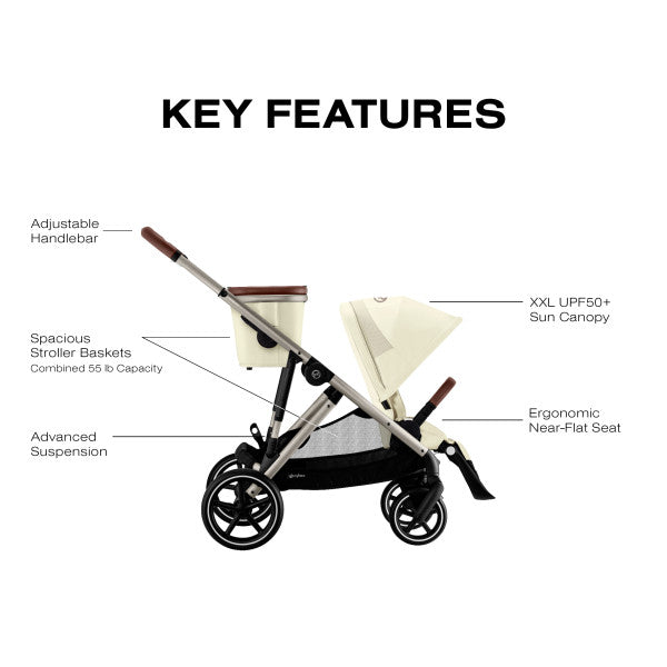 CYBEX Gazelle S 2 Stroller- Bambi Baby