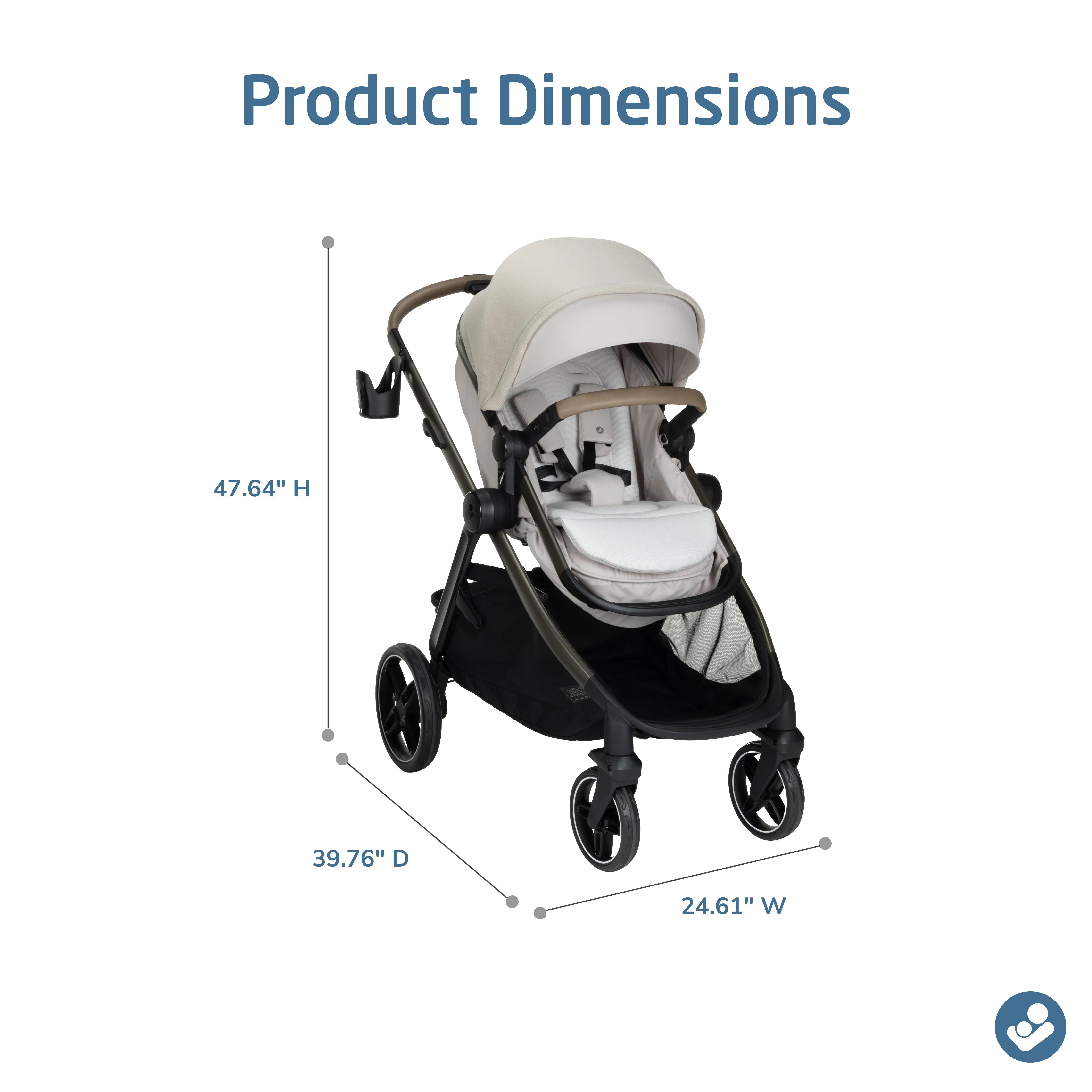 Maxi Cosi Zelia™ Pro 5-in-1 Modular Travel System- Bambi Baby