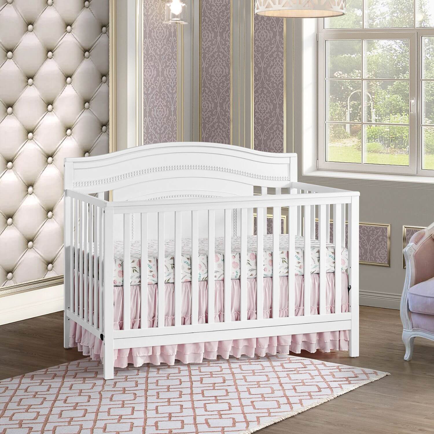 Oxford Baby Briella Toddler Bed Guard Rail - White- Bambi Baby