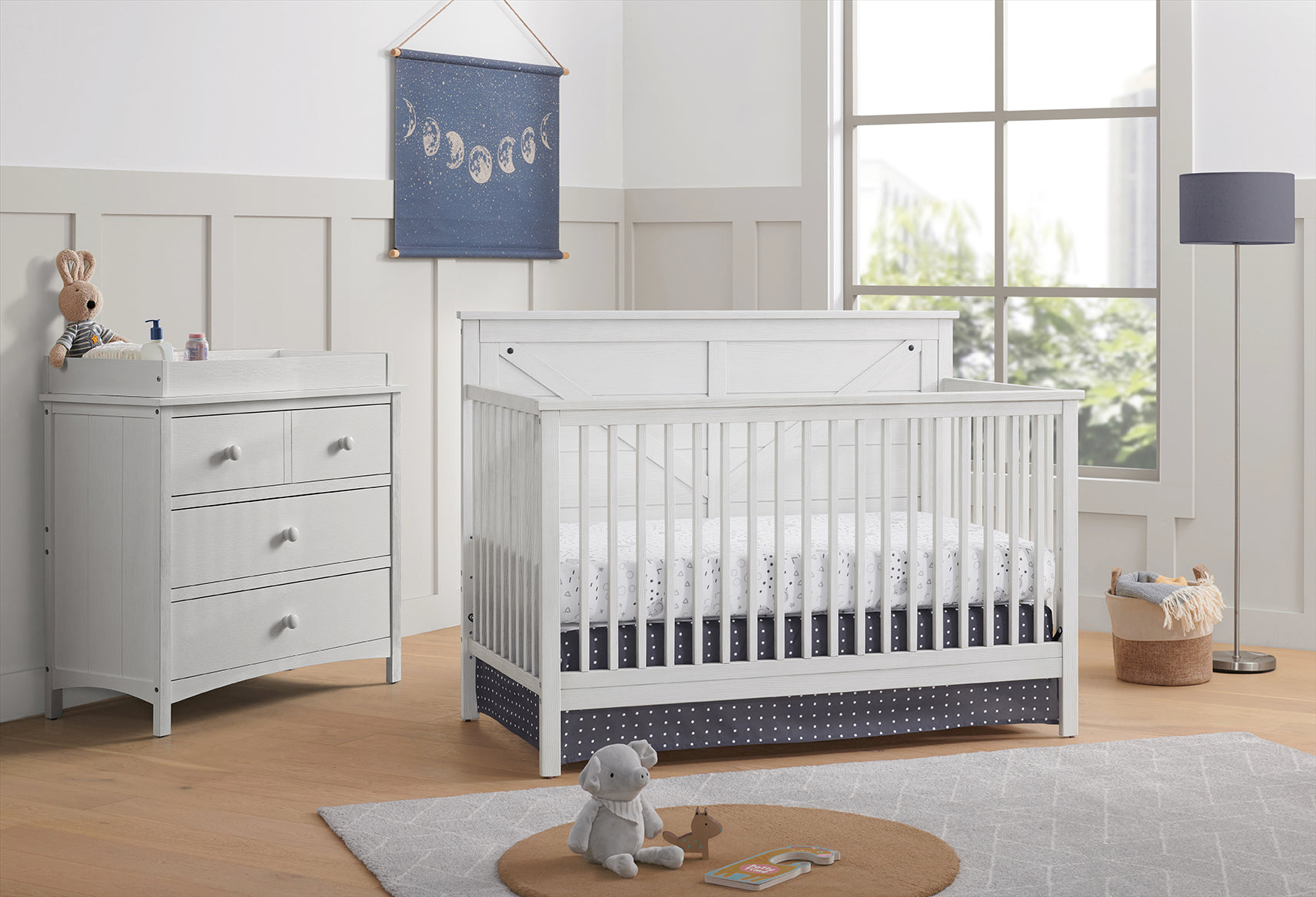 Oxford Baby Montauk 4-in-1 Convertible Crib- Bambi Baby