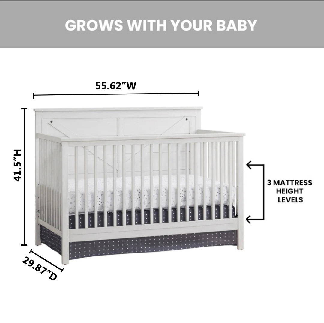Oxford Baby Montauk 4-in-1 Convertible Crib- Bambi Baby