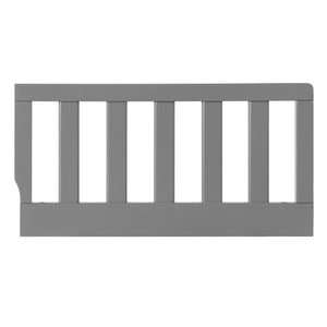Dove Gray Wood Toddler Bed Guard Rail - Front View | Bambi Baby