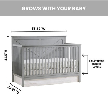 Oxford Baby Montauk 4-in-1 Convertible Crib- Bambi Baby