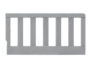 Farmhouse Gray Oxford Baby Montauk Toddler Bed Guard Rail - Front View | Bambi Baby