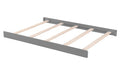 Gray Wood Oxford Baby Logan Full Bed Conversion Rails - Angled View | Bambi Baby