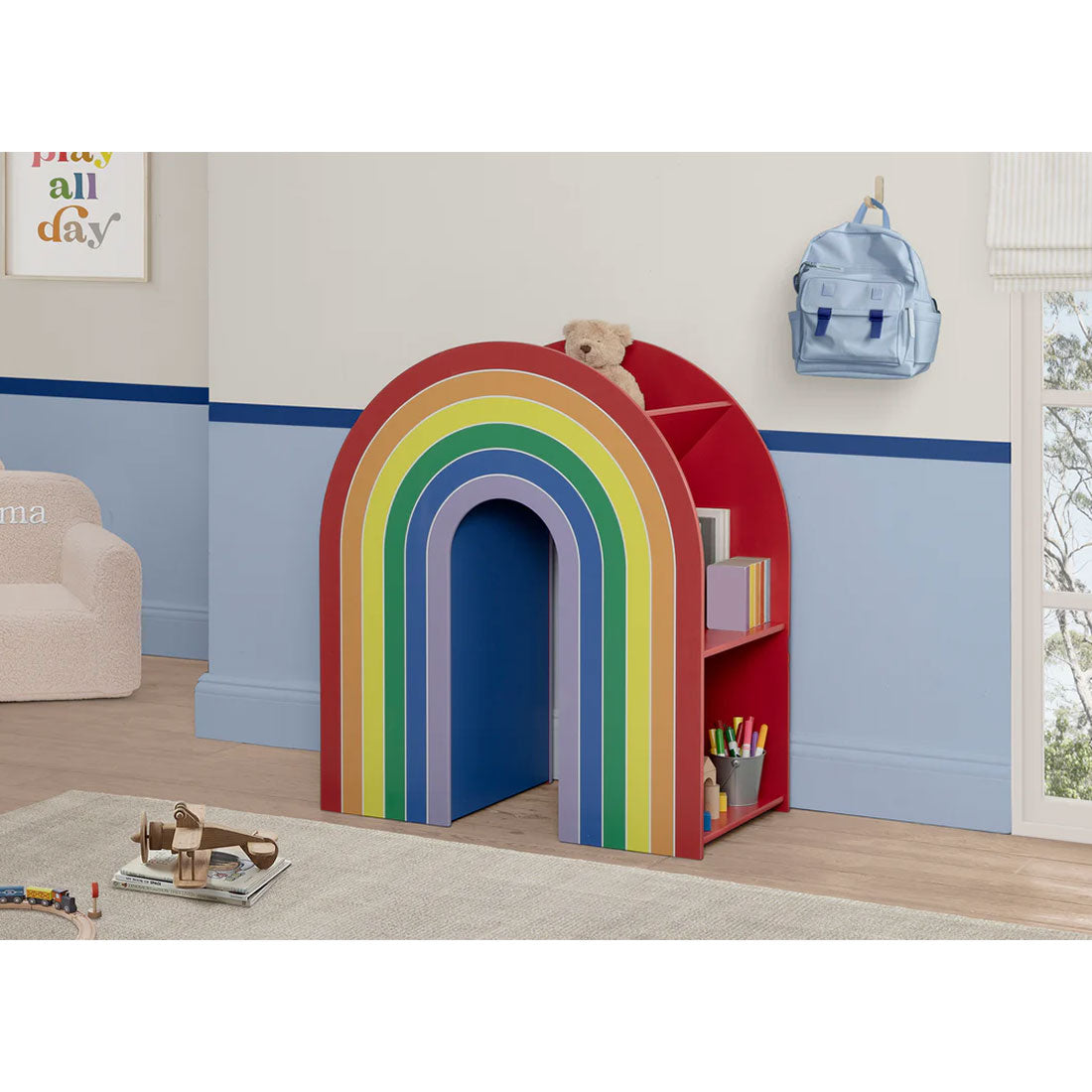 Delta Children Rainbow Bookcase- Bambi Baby