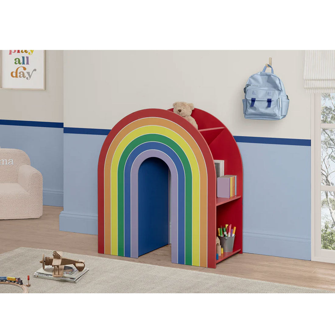 Delta Children Rainbow Bookcase- Bambi Baby