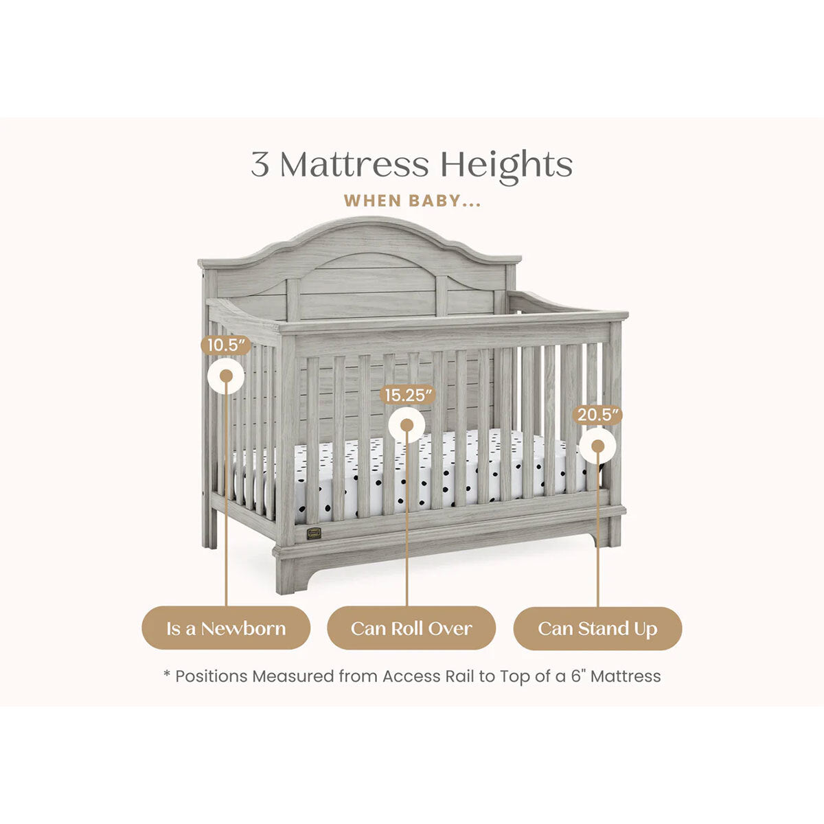 Delta Children Simmons Asher Crib- Bambi Baby