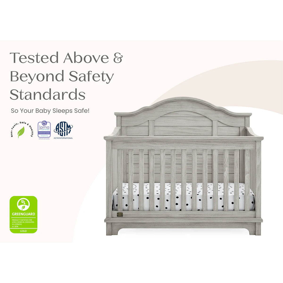 Delta Children Simmons Asher Crib- Bambi Baby