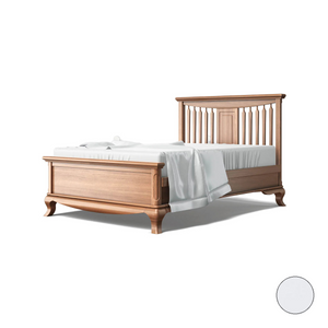Cama de casal Romina Antonio com costas abertas