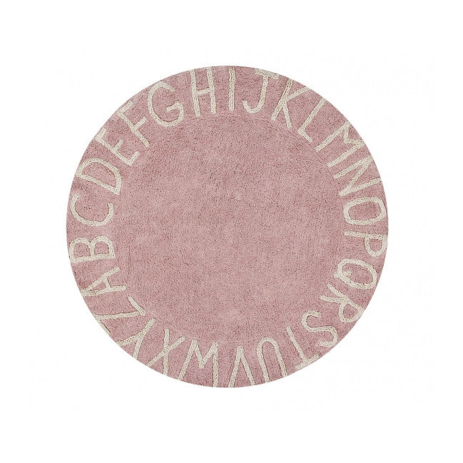 Lorena Canals Round ABC Rug in Vintage Nude/Natural- Bambi Baby