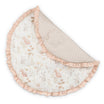 Crane Baby Violet Floral Ruffle Quilted Play Mat