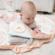 Crane Baby Violet Floral Ruffle Quilted Play Mat - Bambi Baby