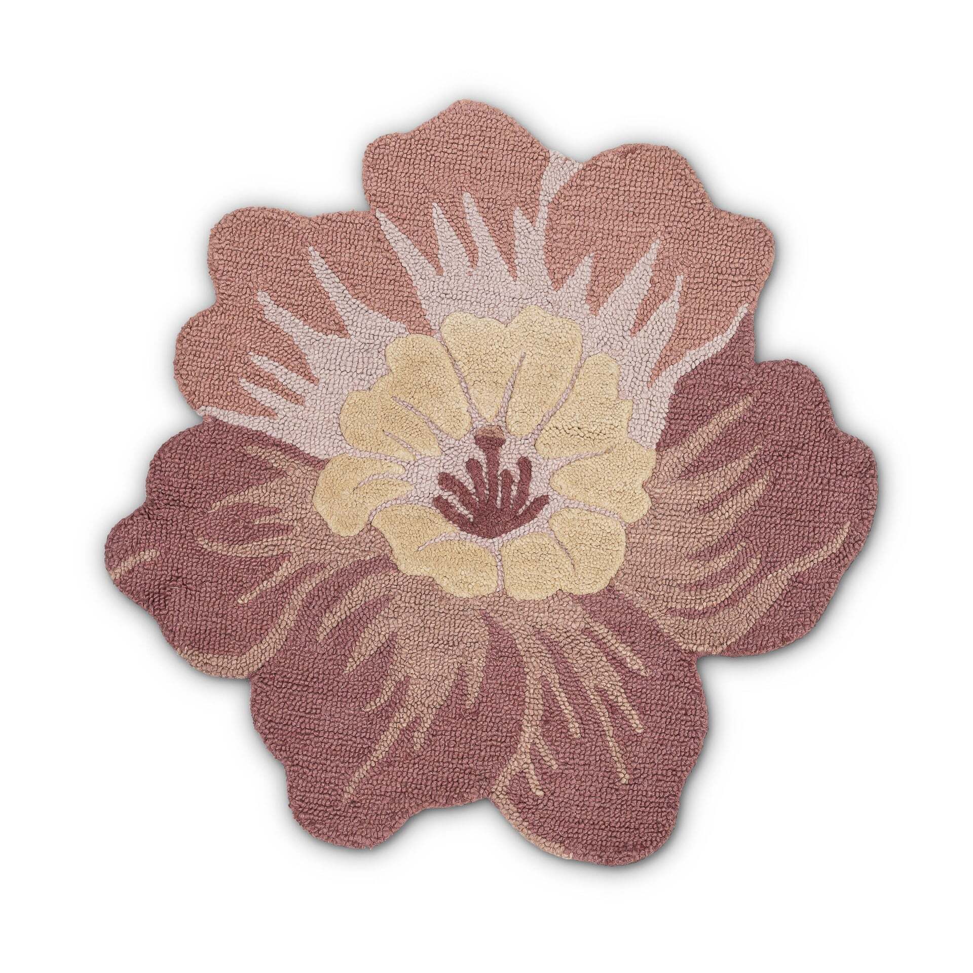 Crane Baby Violet Hand-Tufted Wool Nursery Rug- Bambi Baby