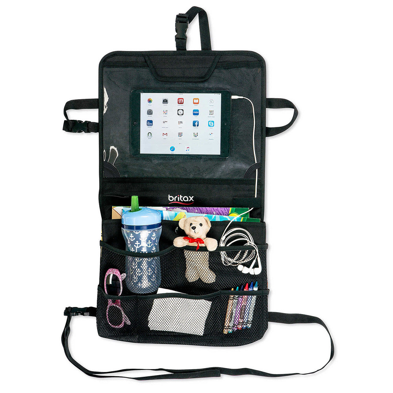 Britax View-N-Go Backseat Organizer in Black- Bambi Baby