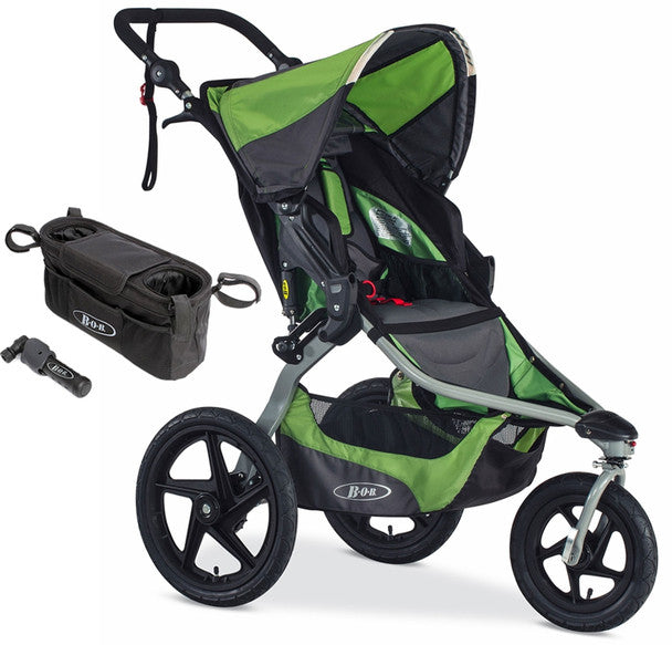 BOB Revolution Flex Single Stroller Bundle in Meadow - Bambi Baby