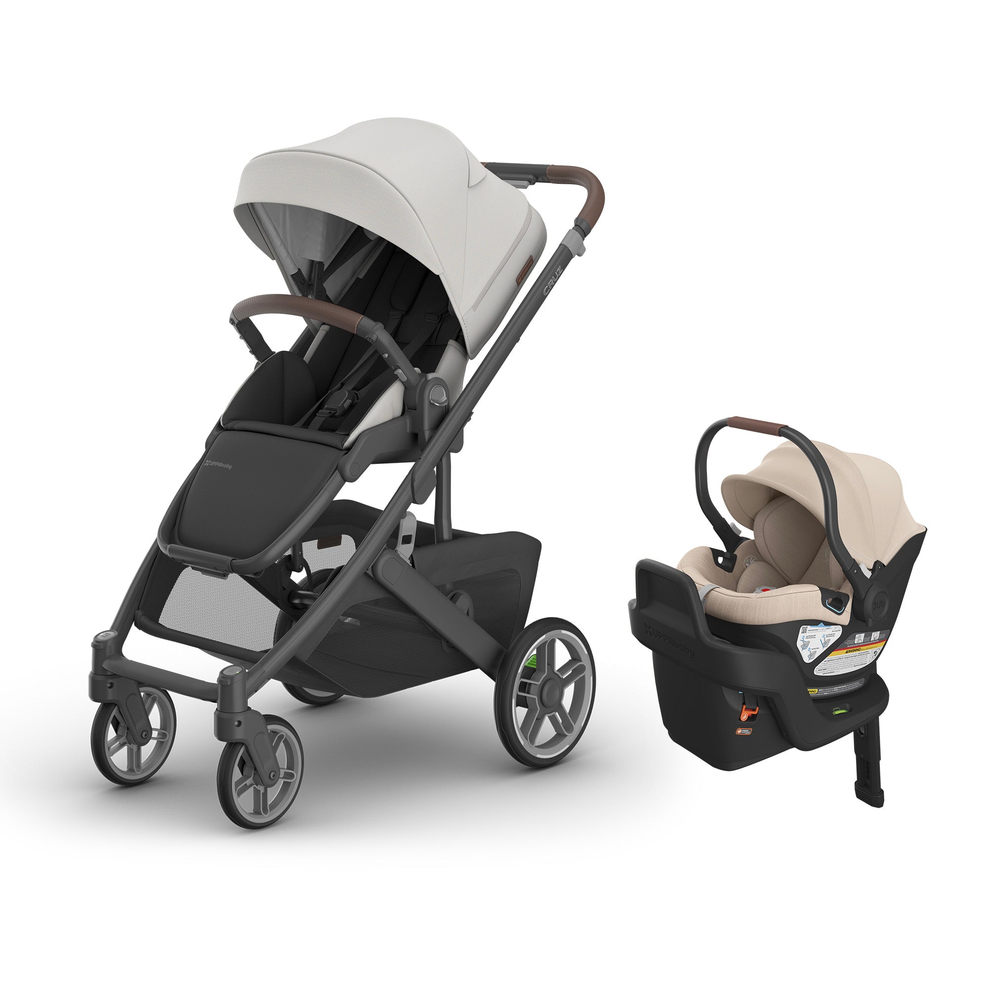 UPPAbaby Cruz V3 + Aria Travel System- Bambi Baby