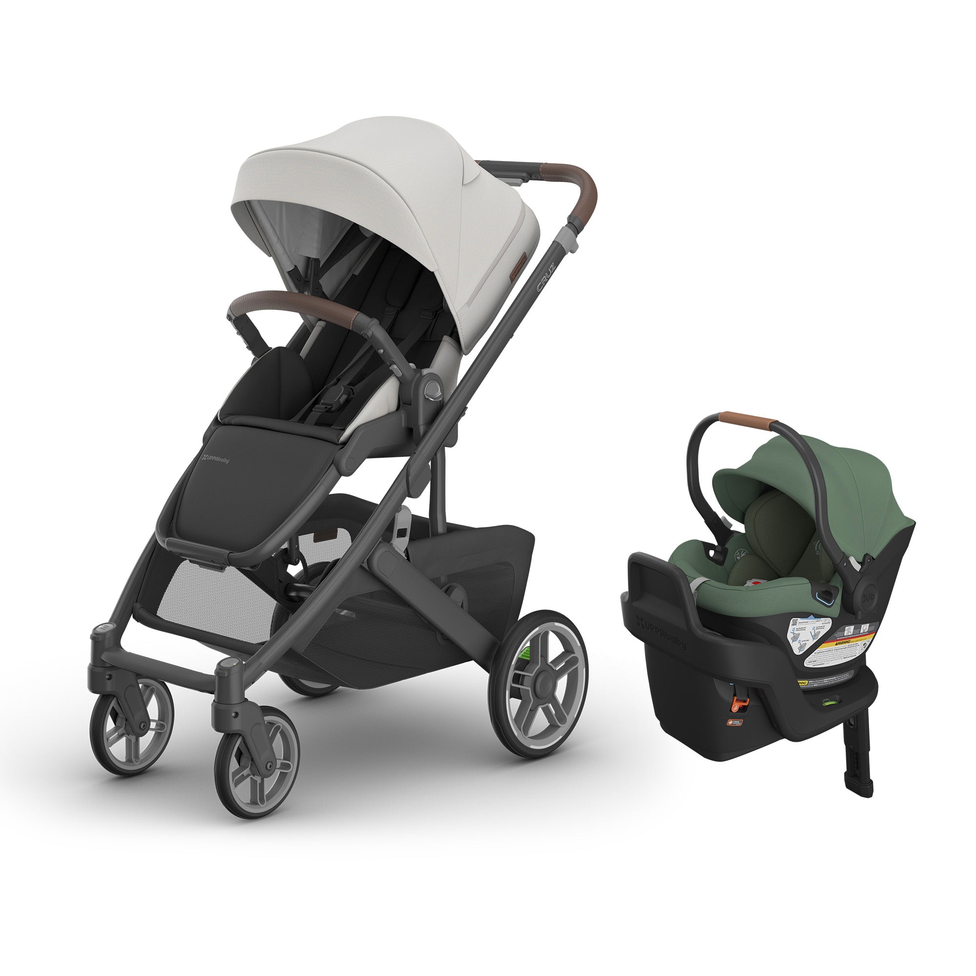 UPPAbaby Cruz V3 + Aria Travel System- Bambi Baby