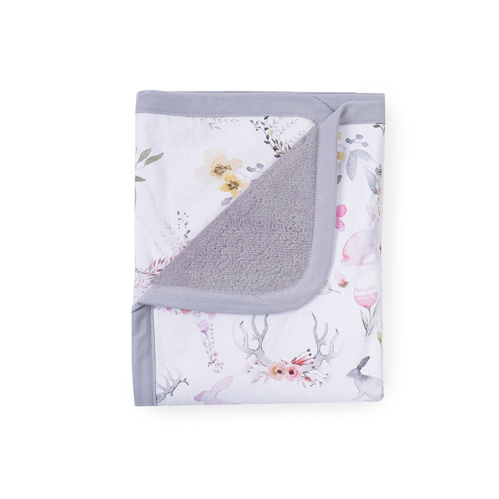 Oilo Fawn Jersey Cuddle Blanket- Bambi Baby
