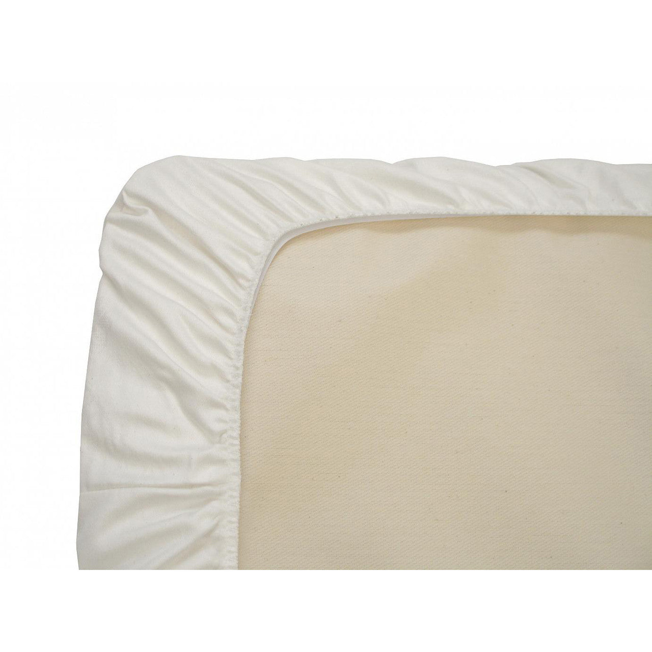 Naturepedic Crib Sheet - White Sateen- Bambi Baby