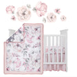 Juego de cama de 4 piezas con diseño botánico Lambs &amp; Ivy para bebé - Bambi Baby