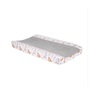 Lambs & Ivy Painted Forest Changing Pad Cover-1- Bambi Baby