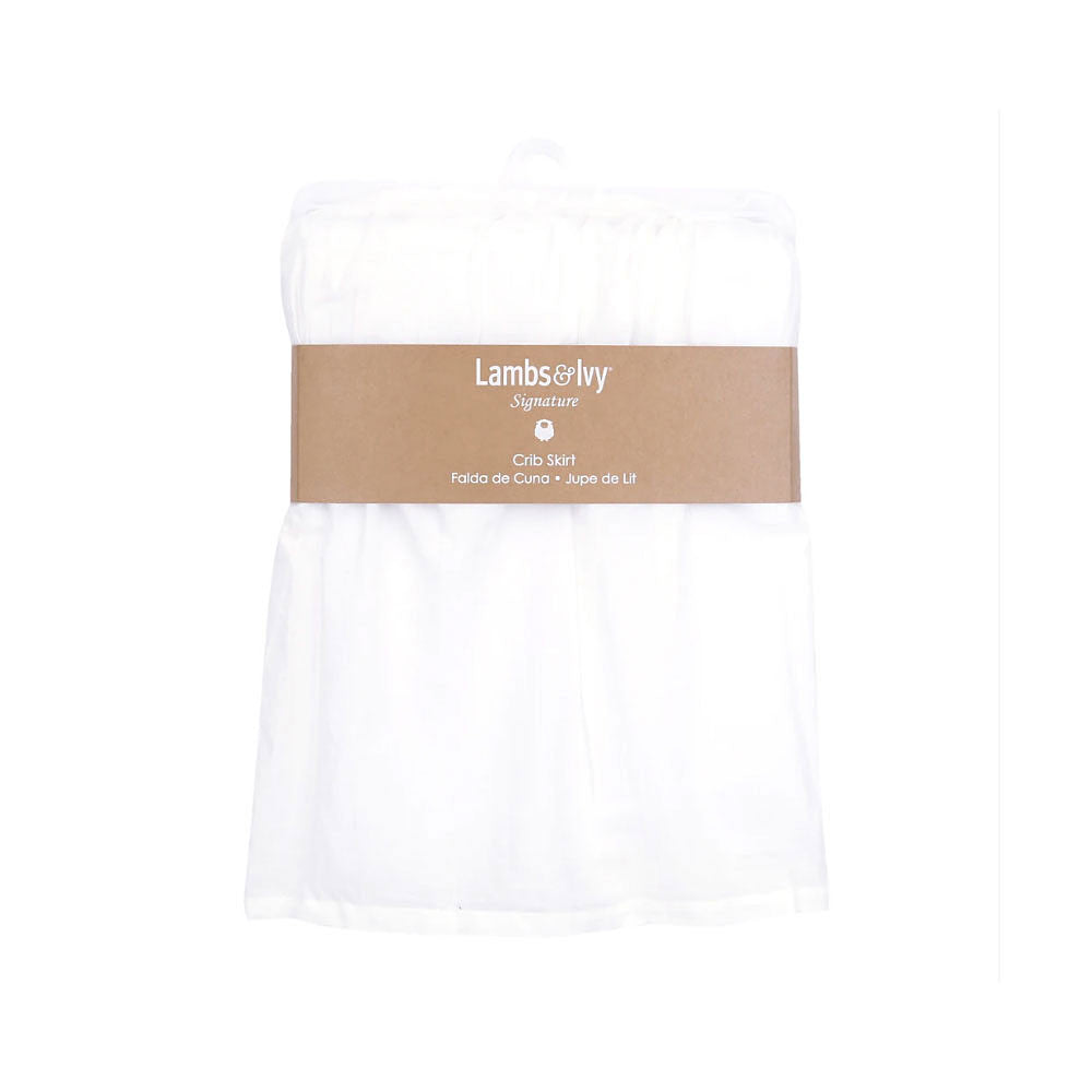 Lambs & Ivy Ruffled Crib Skirt- Bambi Baby