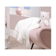 Cobertor Chevron Lux com babados Lambs &amp; Ivy - Bambi Baby