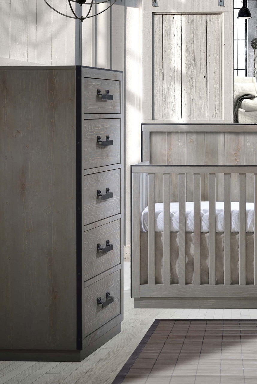 Natart Sevilla 5 Drawer Dresser in Grey Chalet- Bambi Baby
