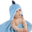 Lambs & Ivy Shark Hooded Bath Towel