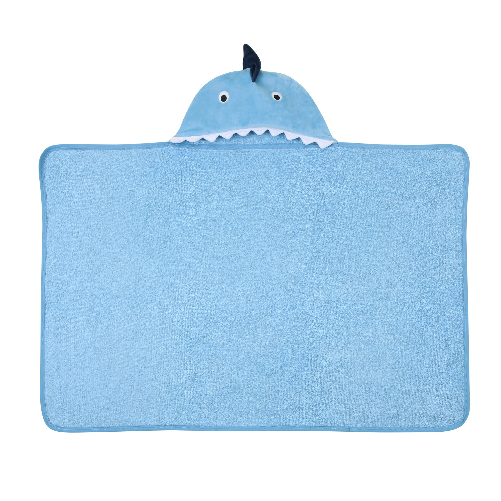 Lambs & Ivy Shark Hooded Bath Towel- Bambi Baby