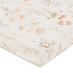 Crane Baby Violet Floral 100% Cotton Sateen Fitted Crib Sheet