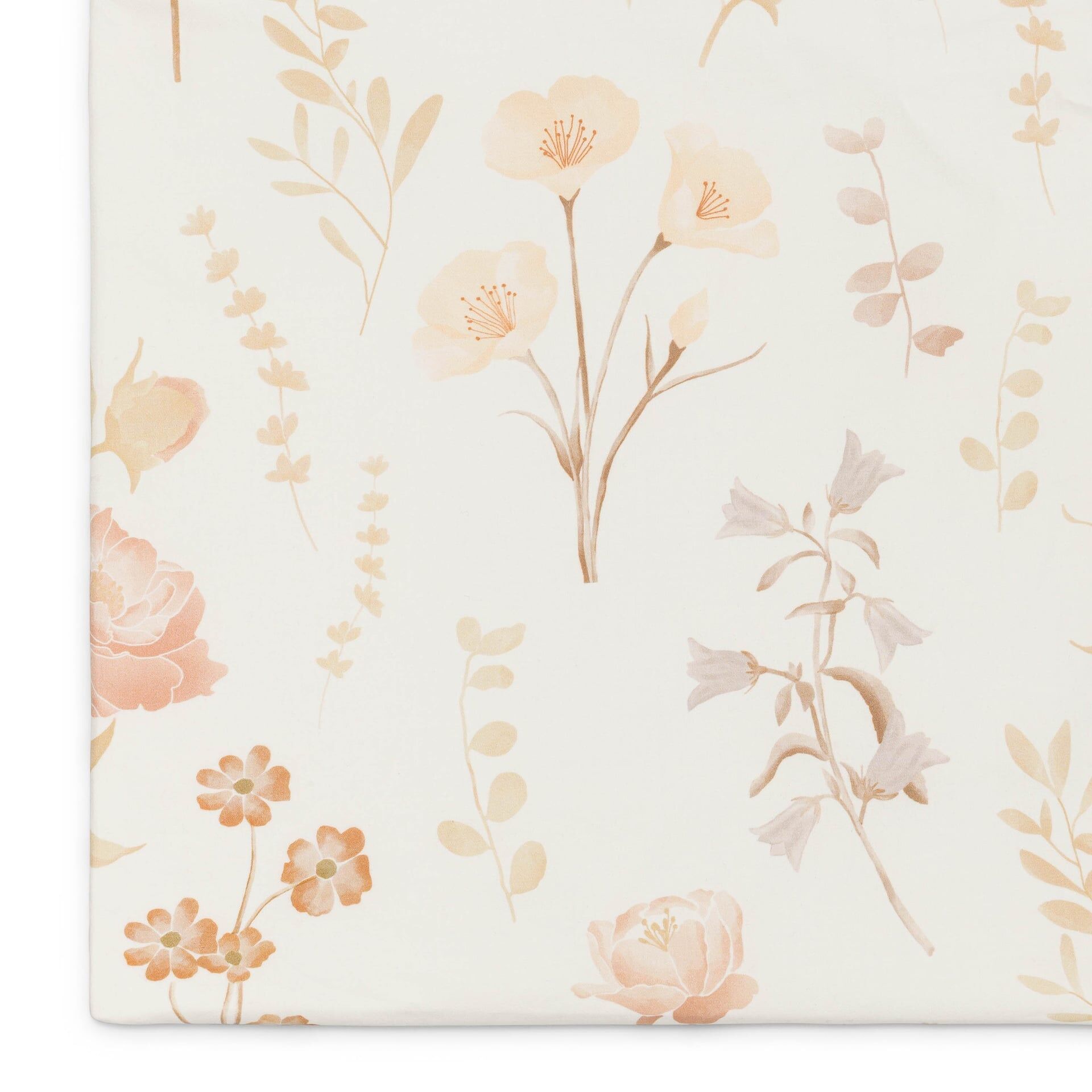 Crane Baby Violet Floral 100% Cotton Sateen Fitted Crib Sheet- Bambi Baby