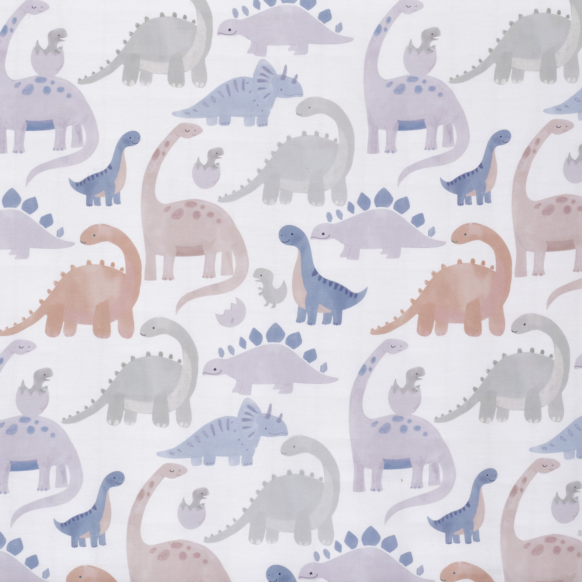Lambs & Ivy Dino-Might Cotton Fitted Crib Sheet- Bambi Baby
