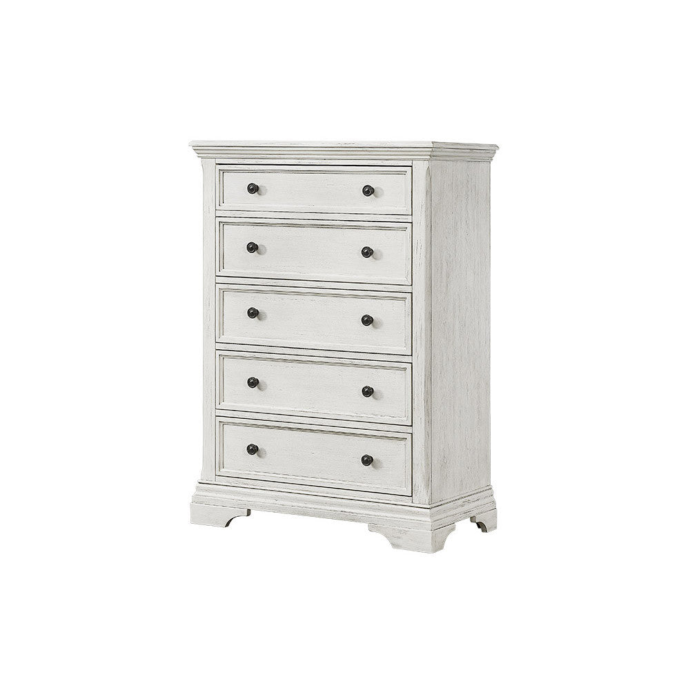 Juego de dormitorio infantil Westwood Olivia de 3 piezas en blanco cepillado- Bambi Baby