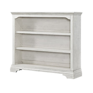 Brushed White Wood Westwood Olivia Bookcase Hutch - Front View | Bambi Baby