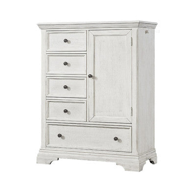 Chifferobe Westwood Olivia en blanco cepillado - Bambi Baby