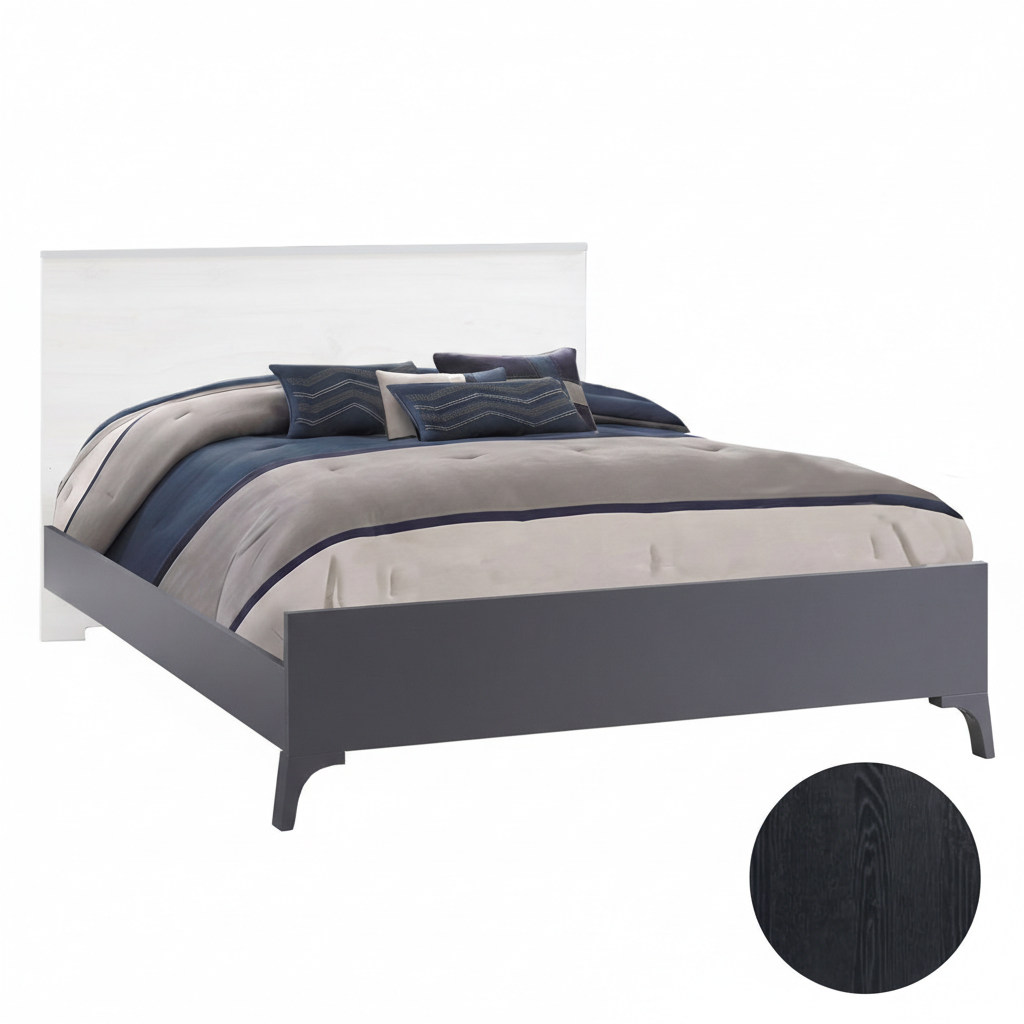 Tulip by Natart Tito and Sissi Double Bed Conversion Rails and Low profile footboard 54"- Bambi Baby