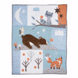 Bedtime Originals Sleepytime Bear Woodland 3-Pc Baby Nursery Crib Bedding Set - Bambi Baby