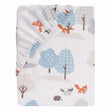 Sábana ajustable para cuna Sleepytime Bear Woodland para bebés y niños pequeños de Bedtime Originals - Bambi Baby