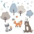 Bedtime Originals Sleepytime Bear Woodland Animals Wall Decals/Stickers - Bambi Baby