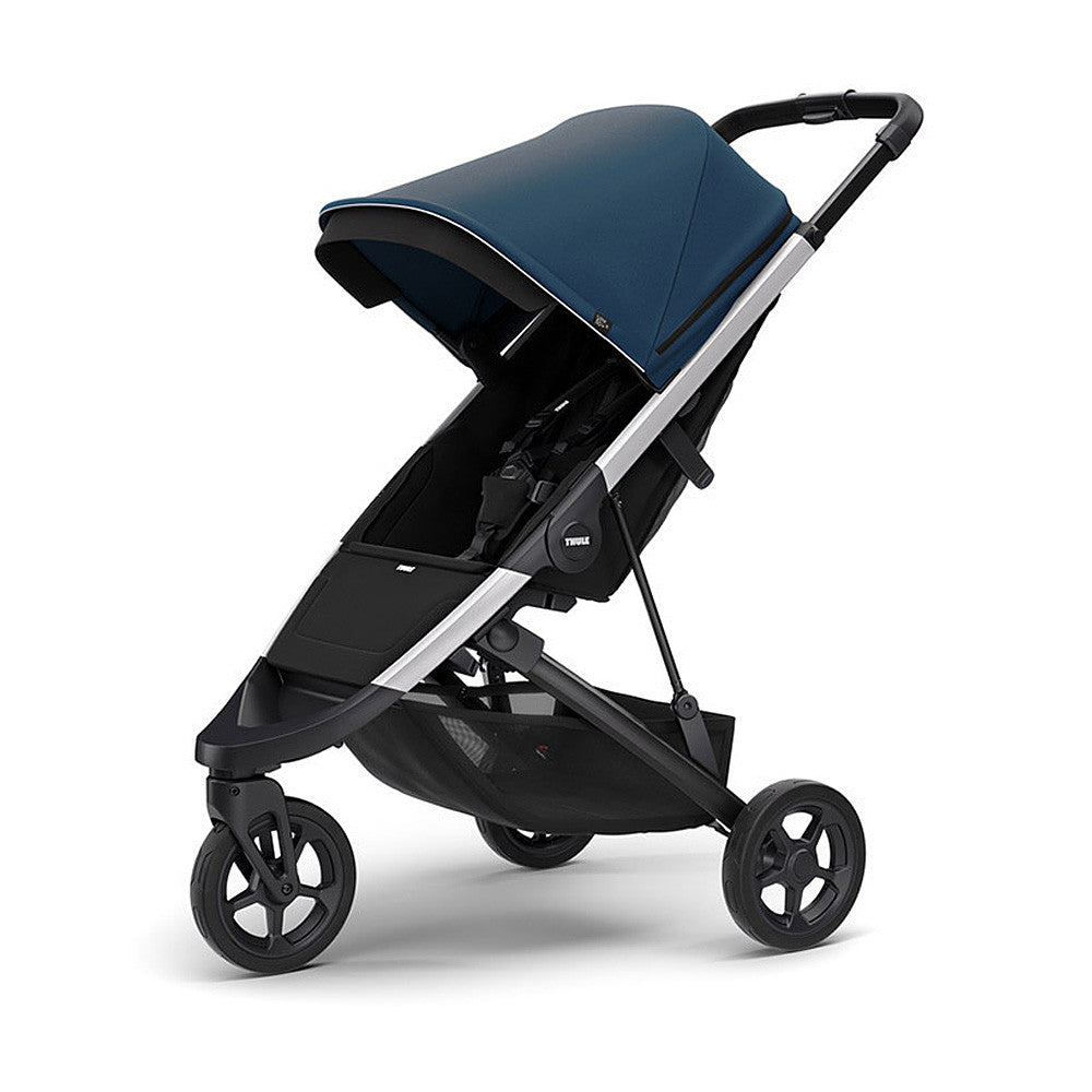 Thule Spring in Alunimum and Majolica Blue- Bambi Baby