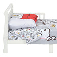 Bedtime Originals Snoopy Love 4-Piece Toddler Bedding Set - Gray/Red/White - Bambi Baby