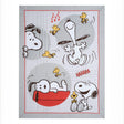 Bedtime Originals Snoopy Love 4-Piece Toddler Bedding Set - Gray/Red/White - Bambi Baby