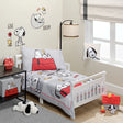Bedtime Originals Snoopy Love 4-Piece Toddler Bedding Set - Gray/Red/White - Bambi Baby
