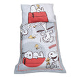 Bedtime Originals Snoopy Love 4-Piece Toddler Bedding Set - Gray/Red/White - Bambi Baby