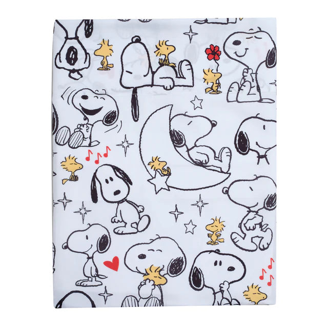 Bedtime Originals Snoopy Love 4-Piece Toddler Bedding Set - Gray/Red/White- Bambi Baby
